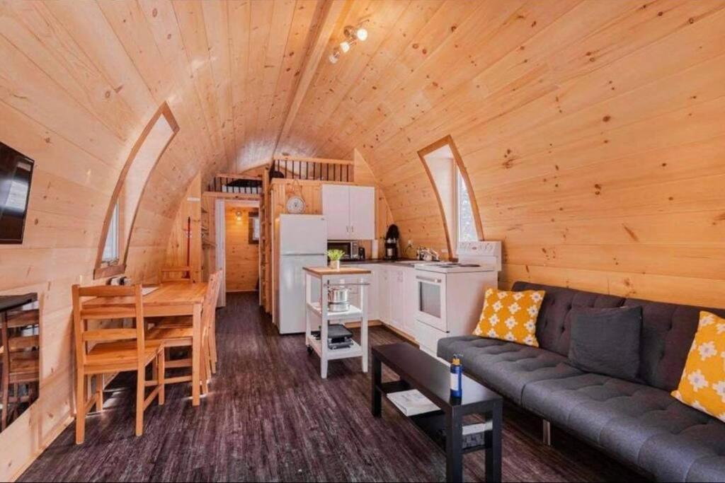 Chalet Alice A Louer Avec Spa Mauricie Saint-Alexis-des-Monts Exterior photo